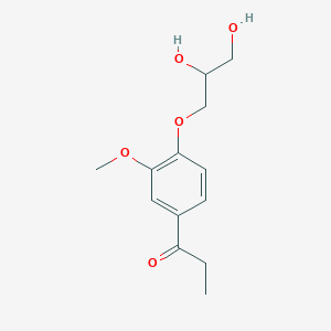 B092728 3-(p-Propionyl-o-methoxyphenoxy)-1,2-propanediol CAS No. 1087-06-5