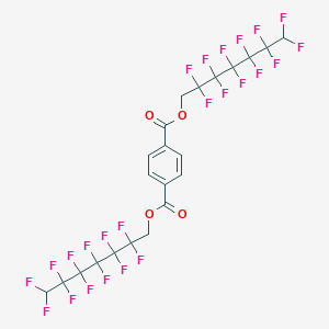 B092729 Terephthalic acid, bis(2,2,3,3,4,4,5,5,6,6,7,7-dodecafluoroheptyl) ester CAS No. 18770-70-2