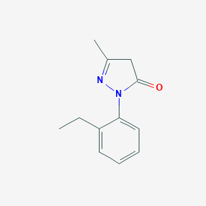 B092757 3H-Pyrazol-3-one, 2-(2-ethylphenyl)-2,4-dihydro-5-methyl- CAS No. 131-65-7