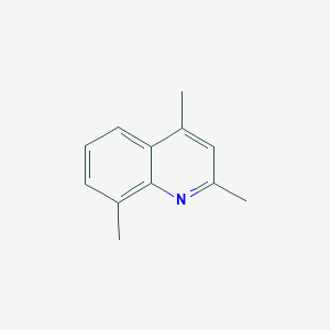 molecular formula C12H13N B092759 2,4,8-三甲基喹啉 CAS No. 18441-61-7