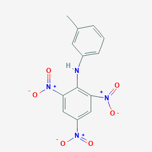 molecular formula C13H10N4O6 B092761 N-Picryl-m-toluidine CAS No. 16552-38-8