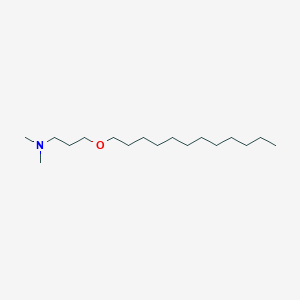 molecular formula C17H37NO B092807 1-Propanamine, 3-(dodecyloxy)-N,N-dimethyl- CAS No. 17517-02-1