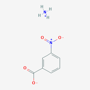 molecular formula C7H8N2O4 B092822 Azane;3-nitrobenzoic acid CAS No. 19328-56-4