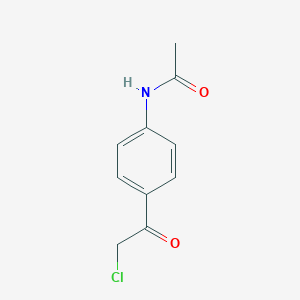 molecular formula C10H10ClNO2 B092876 4'-(Chloroacetyl)acetanilide CAS No. 140-49-8