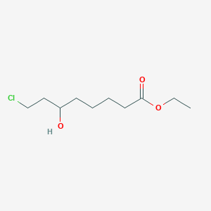molecular formula C10H19ClO3 B092878 8-氯-6-羟基辛酸乙酯 CAS No. 1070-65-1