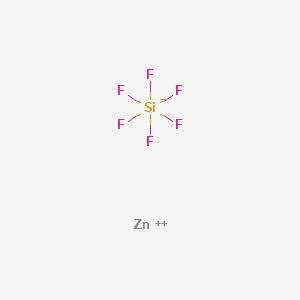 molecular formula F6SiZn B092922 六氟硅酸锌 CAS No. 16871-71-9