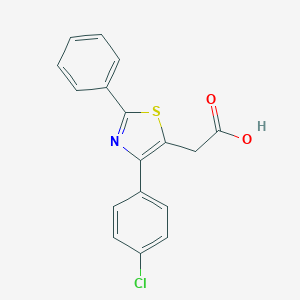 molecular formula C17H12ClNO2S B092943 芬替扎克 CAS No. 18046-21-4