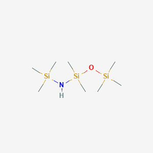 molecular formula C8H25NOSi3 B092944 二甲硅氧胺，1,1,3,3,3-五甲基-N-(三甲基甲硅烷基)- CAS No. 17883-25-9