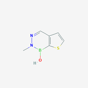 B092951 2-Methyl-1,2-dihydrothieno[2,3-d][1,2,3]diazaborin-1-ol CAS No. 17303-85-4