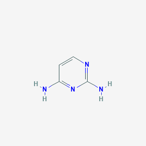 molecular formula C4H6N4 B092962 2,4-二氨基嘧啶 CAS No. 156-81-0