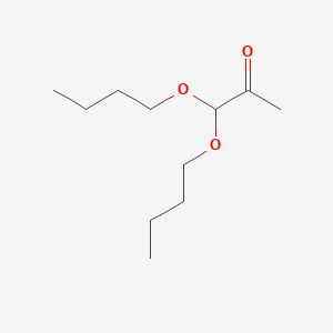 molecular formula C11H22O3 B092966 1,1-二丁氧基丙酮 CAS No. 19255-82-4