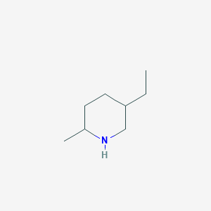 molecular formula C8H17N B093002 5-乙基-2-甲基哌啶 CAS No. 104-89-2