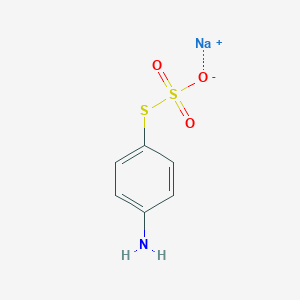 B093014 Thiosulfuric acid (H2S2O3), S-(4-aminophenyl) ester, sodium salt (1:1) CAS No. 17304-59-5