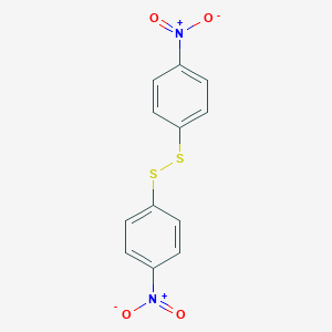 molecular formula C12H8N2O4S2 B093035 二(4-硝基苯基)二硫 CAS No. 100-32-3