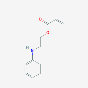 molecular formula C12H15NO2 B093049 Methacrylic acid, 2-anilinoethyl ester CAS No. 19288-59-6