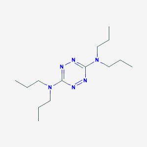 molecular formula C14H28N6 B093051 3,6-Bis(dipropylamino)-1,2,4,5-tetrazine CAS No. 19455-90-4