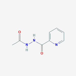 molecular formula C8H9N3O2 B093076 1-乙酰基-2-吡啶甲酰肼 CAS No. 17433-31-7