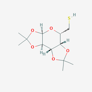 molecular formula C12H20O5S B093101 1,2:3,4-二异丙基亚叉-6-脱氧-6-硫代-α-D-半乳吡喃糖 CAS No. 16714-07-1