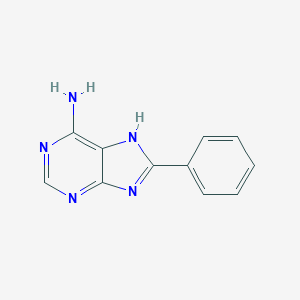 molecular formula C11H9N5 B093104 8-苯基-7H-嘌呤-6-胺 CAS No. 17720-22-8