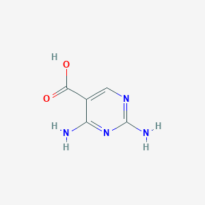 molecular formula C5H6N4O2 B093108 2,4-Diaminopyrimidine-5-carboxylic acid CAS No. 18588-61-9