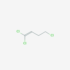 molecular formula C4H5Cl3 B093114 1,1,4-Trichlorobut-1-ene CAS No. 17219-57-7