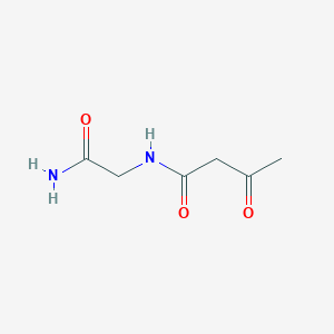 molecular formula C6H10N2O3 B093123 N-(2-Amino-2-oxoethyl)-3-oxobutyramide CAS No. 19206-95-2