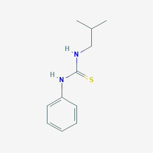 molecular formula C11H16N2S B093144 1-Isobutyl-3-phenyl-thiourea CAS No. 16275-53-9