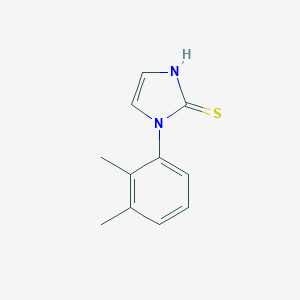 molecular formula C11H12N2S B093146 1-(2,3-二甲基苯基)-1H-咪唑-2-硫醇 CAS No. 17452-16-3
