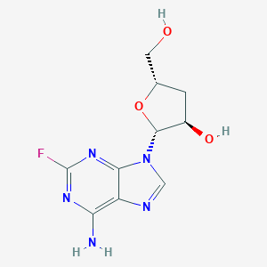 molecular formula C10H12FN5O3 B093178 2-氟-3'-脱氧腺苷 CAS No. 15386-69-3