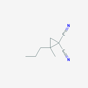 B093201 2-Methyl-2-propyl-1,1-cyclopropanedicarbonitrile CAS No. 16738-88-8