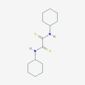 molecular formula C14H24N2S2 B093205 N,N'-二环己基二硫代草酰胺 CAS No. 122-36-1