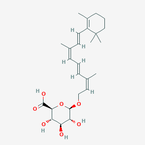 molecular formula C26H38O7 B093209 视黄醇β-葡萄糖醛酸苷 CAS No. 16639-19-3