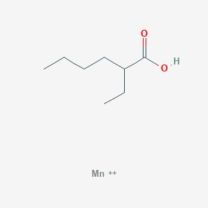 molecular formula C8H16MnO2+2 B093217 Manganese 2-ethylhexanoate CAS No. 15956-58-8