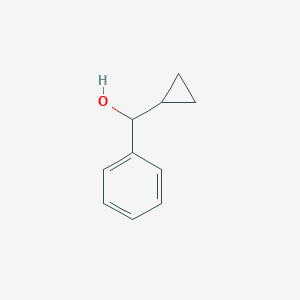 molecular formula C10H12O B093235 α-环丙基苄醇 CAS No. 1007-03-0