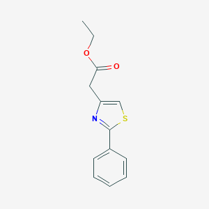 B093262 Ethyl 2-(2-phenyl-1,3-thiazol-4-yl)acetate CAS No. 16441-34-2