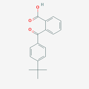 molecular formula C18H18O3 B093277 Benzoic acid, 2-[4-(1,1-dimethylethyl)benzoyl]- CAS No. 146-81-6