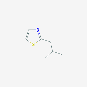 molecular formula C7H11NS B093282 2-异丁基噻唑 CAS No. 18640-74-9