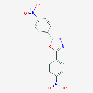 molecular formula C14H8N4O5 B093286 2,5-Bis(4-nitrophenyl)-1,3,4-oxadiazole CAS No. 1044-49-1