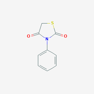 molecular formula C9H7NO2S B093287 3-苯基噻唑烷-2,4-二酮 CAS No. 1010-53-3