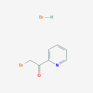 molecular formula C7H7Br2NO B093294 氢溴酸 2-(溴乙酰)吡啶 CAS No. 17570-98-8