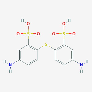 B093311 Benzenesulfonic acid, 2,2'-thiobis[5-amino- CAS No. 118-86-5
