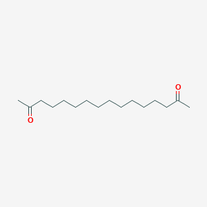 molecular formula C16H30O2 B093339 2,15-十六烷二酮 CAS No. 18650-13-0