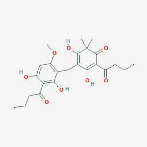 molecular formula C24H30O8 B093345 去甲螺甾酮 CAS No. 114-43-2