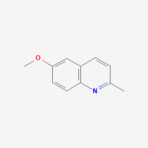 B093348 6-Methoxy-2-methylquinoline CAS No. 1078-28-0