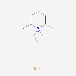 molecular formula C11H24BrN B009336 2,6-Dimethyl-1,1-diethylpiperidinium bromide CAS No. 19072-57-2