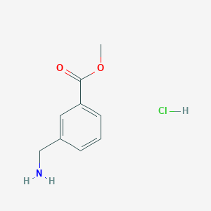 molecular formula C9H12ClNO2 B093360 Methyl 3-(aminomethyl)benzoate Hydrochloride CAS No. 17841-68-8