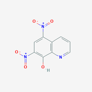 molecular formula C9H5N3O5 B093376 5,7-二硝基喹啉-8-醇 CAS No. 1084-32-8