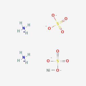 molecular formula H8N2NiO8S2 B093414 硫酸镍铵 CAS No. 15699-18-0