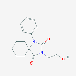 B093457 1,3-Diazaspiro(4.5)decane-2,4-dione, 3-(2-hydroxyethyl)-1-phenyl- CAS No. 1034-61-3