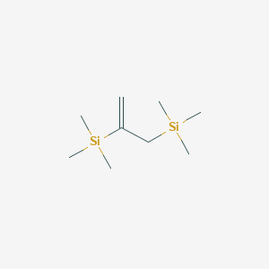 molecular formula C9H22Si2 B093493 2,3-Bis(trimethylsilyl)-1-propene CAS No. 17891-65-5